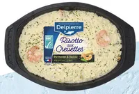Risotto aux crevettes parmesan et basilic