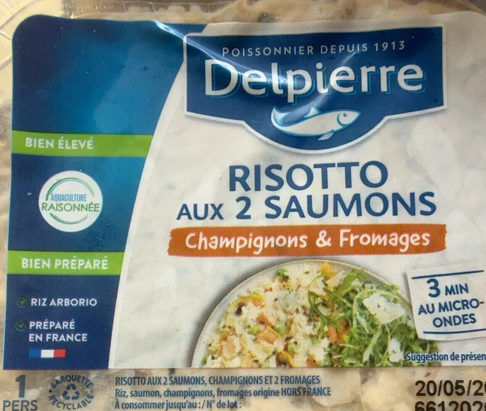 Risotto aux deux saumons