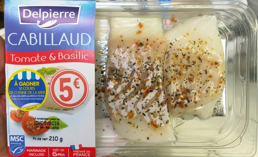 Cabillaud Tomate & Basilic