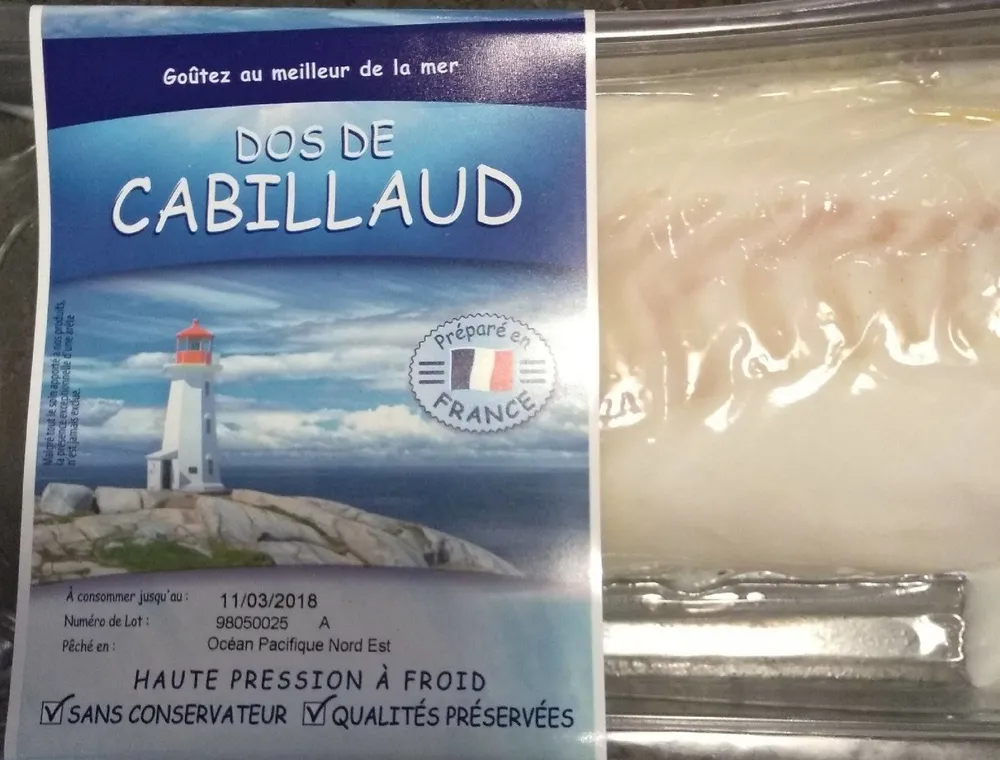 Dos de Cabillaud