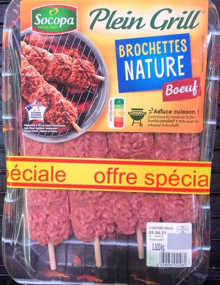 Brouchettes nature