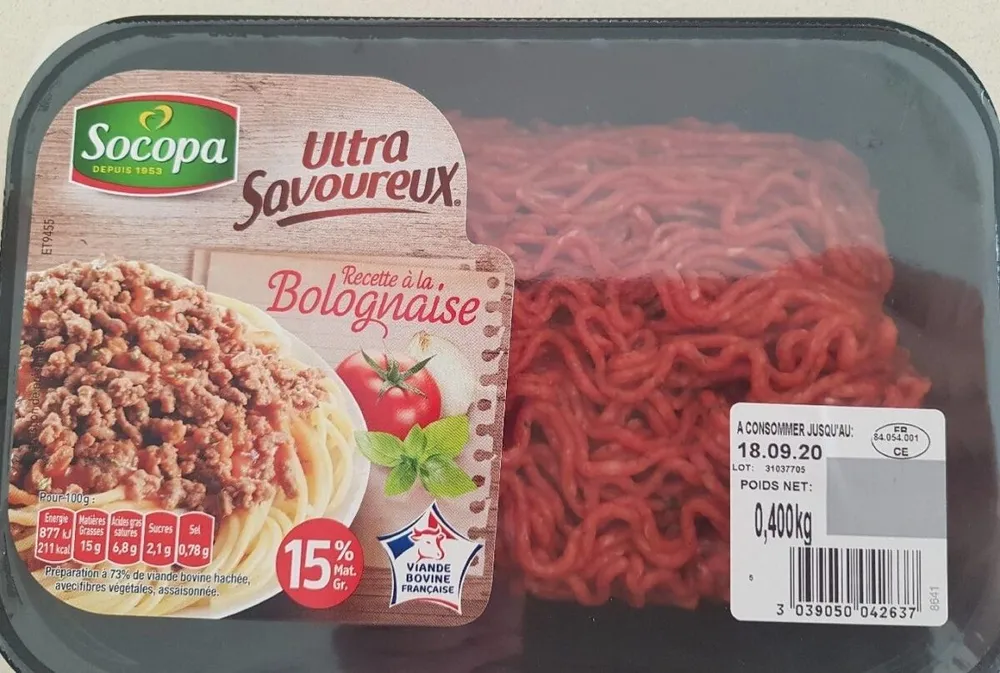 Socopa - ultra savoureux recette à la bolognaise