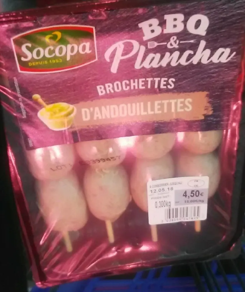 Brochettes d'andouillette