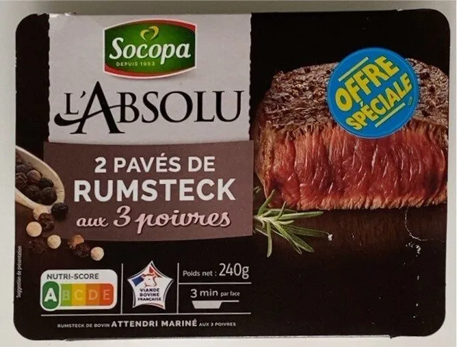 L'Absolu Pavés de Rumsteck aux 3 poivres
