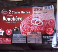 Steaks hachés façon bouchère pur boeuf