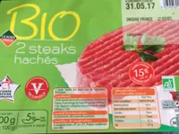 2 Steaks hachés bio