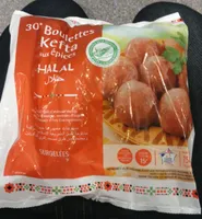 30 Boulettes Kefta aux Épices Halal Surgelées