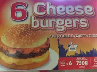 6 cheese burgers