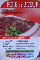 Foie de Bœuf (1 tranche)