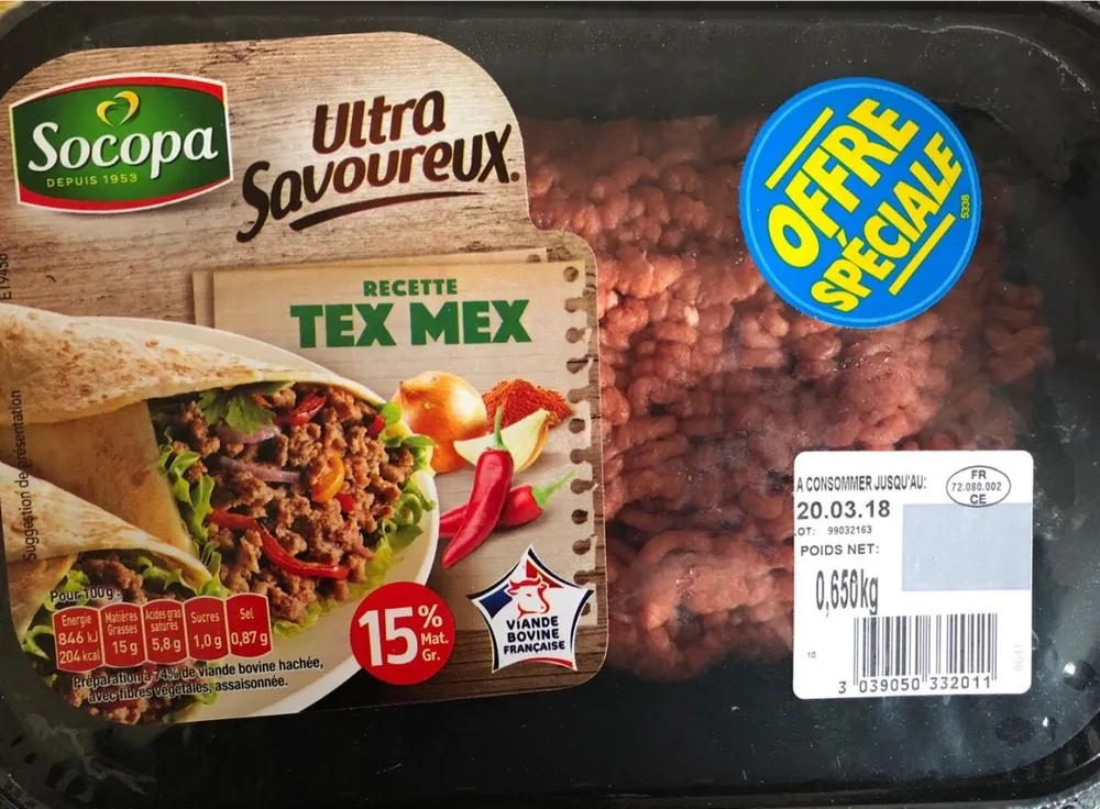 Viande haché tex mex