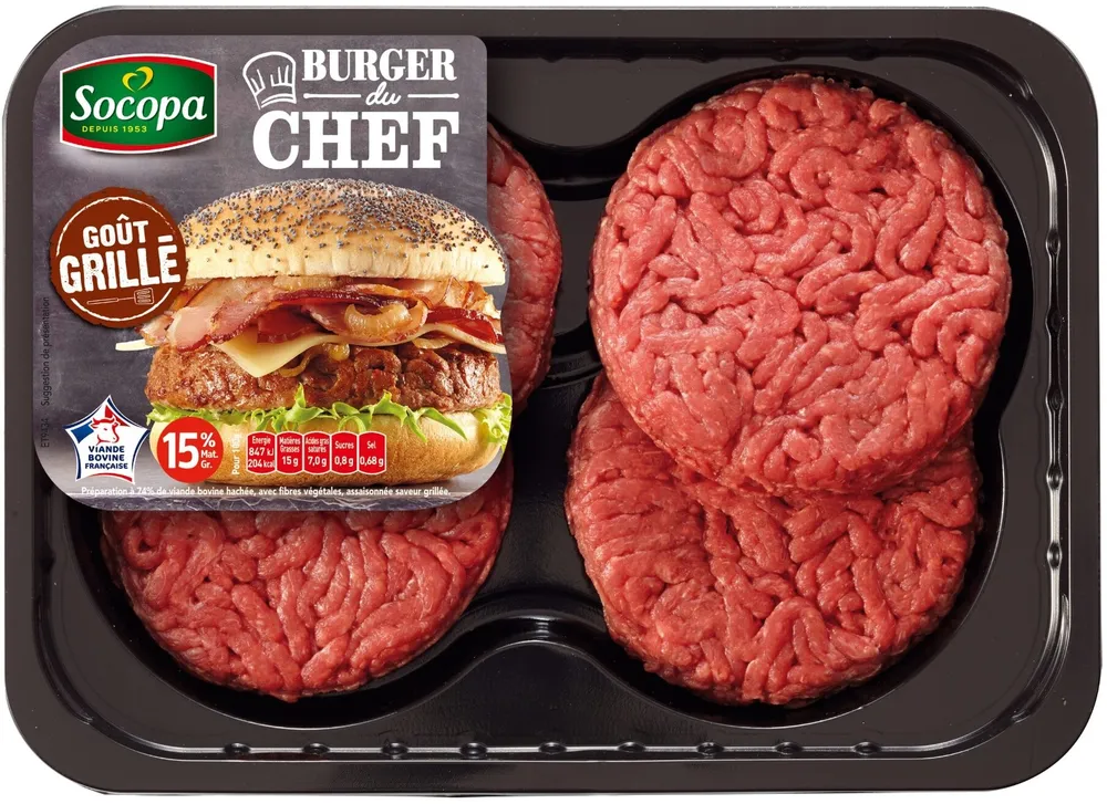 Burger chef - Goût grillé