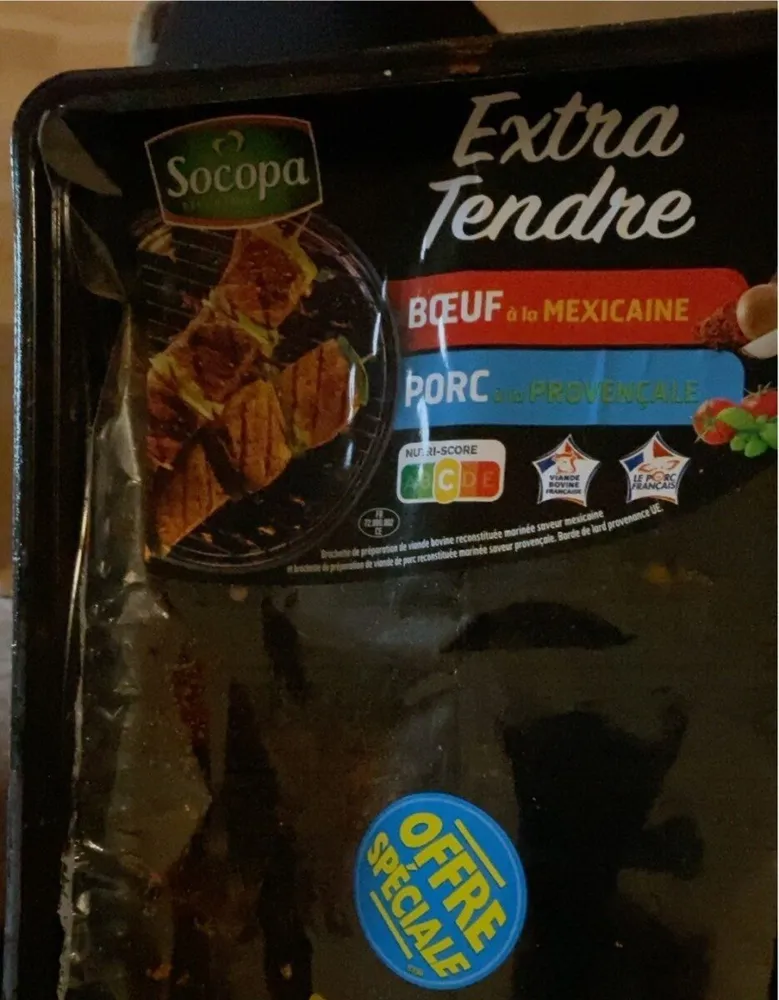 Extra tendre boeuf porc