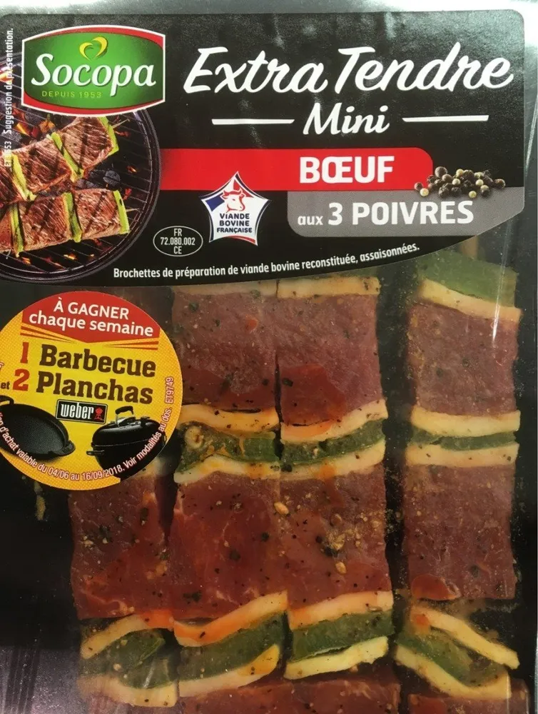 Extra tendre mini boeuf 3 poivres