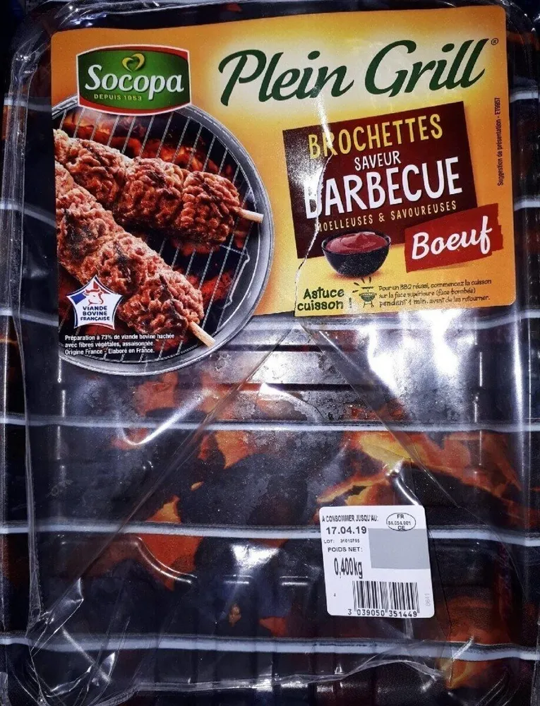 Brochettes saveurs barbecue