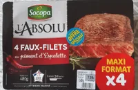 4 faux-filets au piment d'Espelette