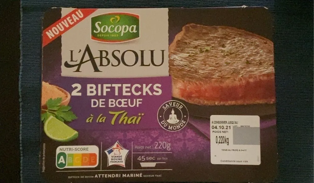 Biftecks a la thai