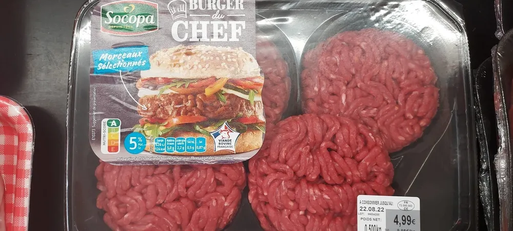 Steaks hachés burger