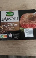 2 cœurs de faux-filet & leur sauce aux 3 poivres