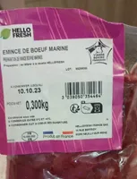 Émincé de boeuf mariné