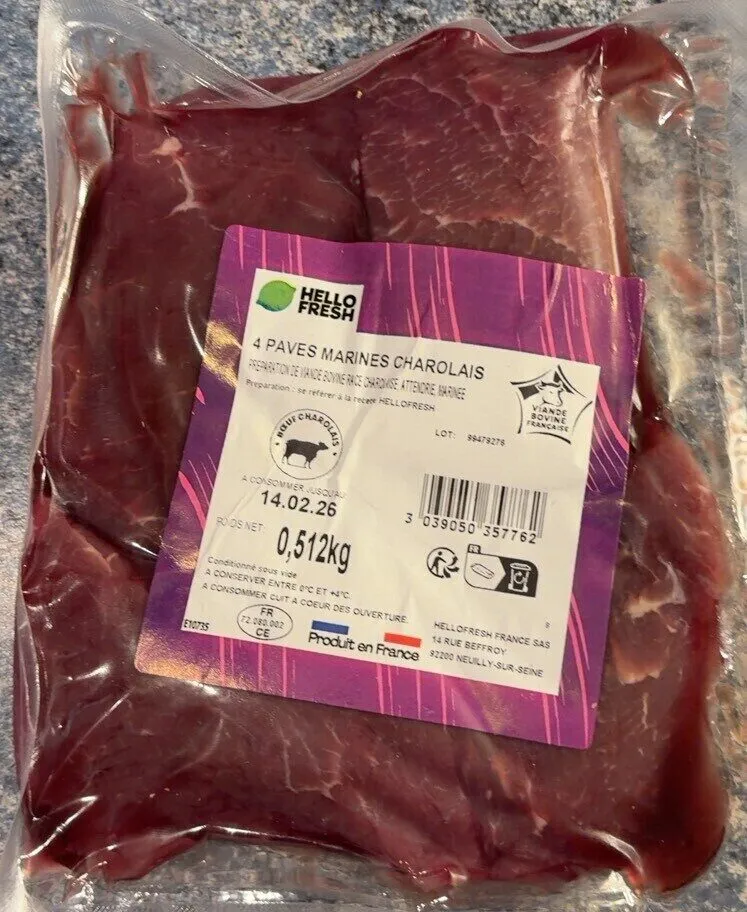Pave marine charolais