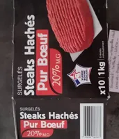 Steaks hachés pur bœuf