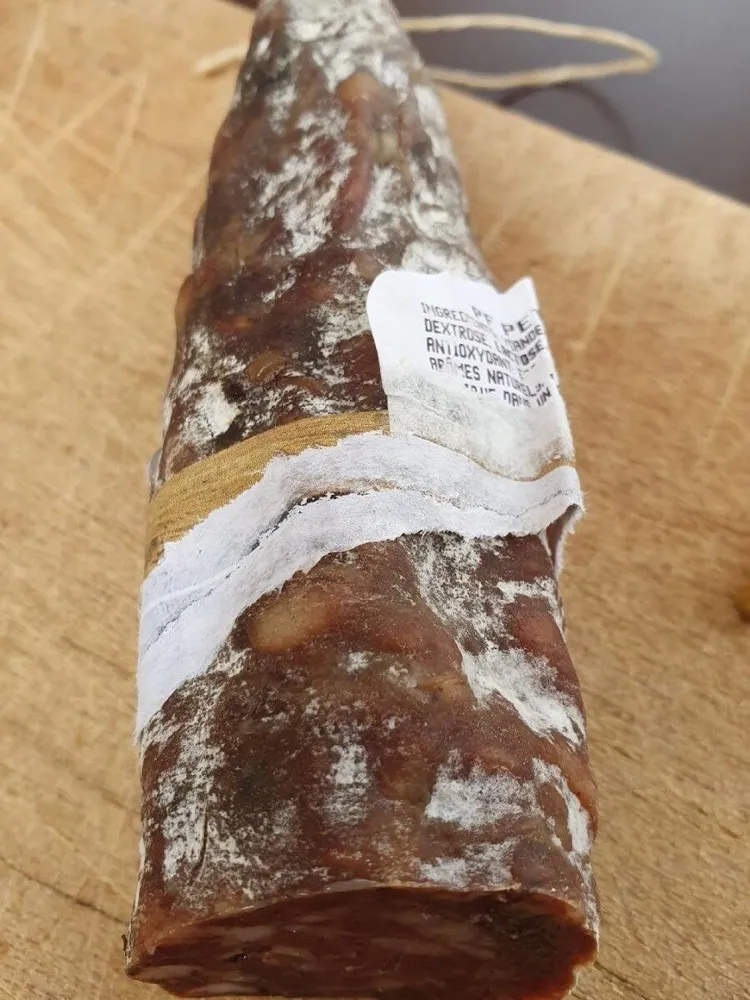 Saucisson aux cèpes