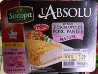 L'Absolu (kit pour 2 escalopes de porc panées nature)
