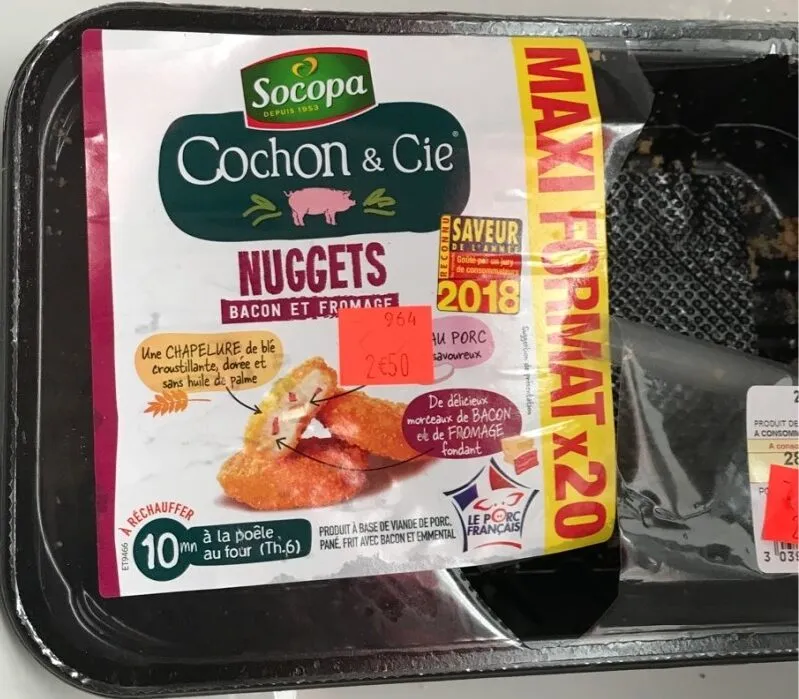 Nuggets bacon et fromage