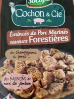 Eminces de porc marinés saveurs forestieres