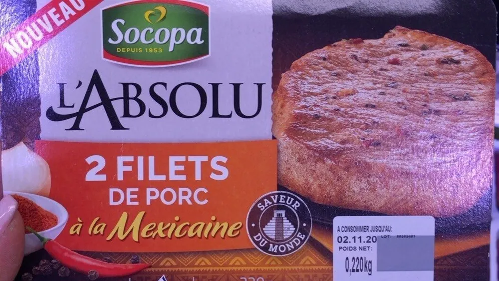 2 filets de porc mexicaine