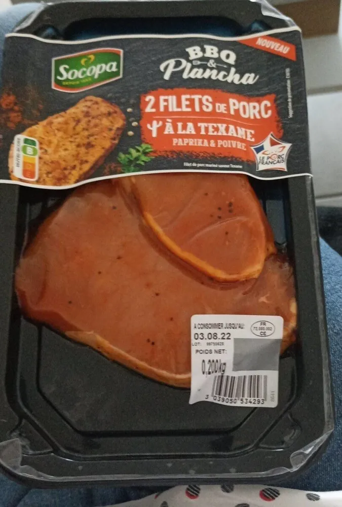 2 filet de porc à la texane