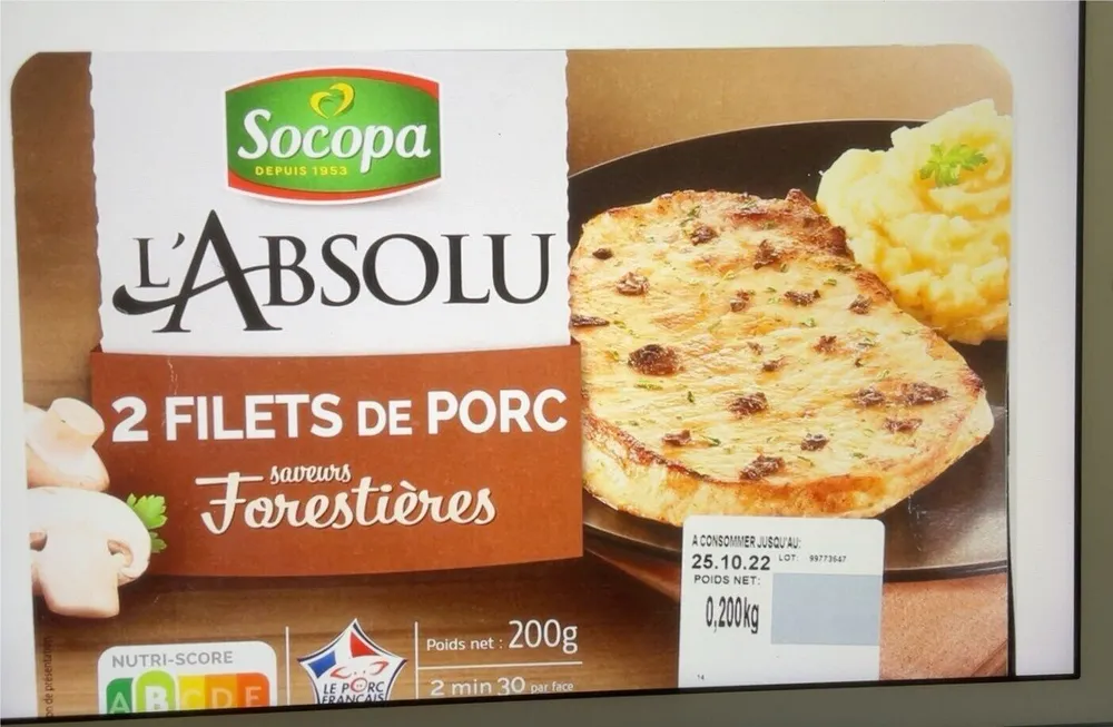 Filets de porc marinés saveurs forestières