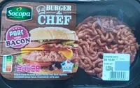 Burger du chef porc goût bacon