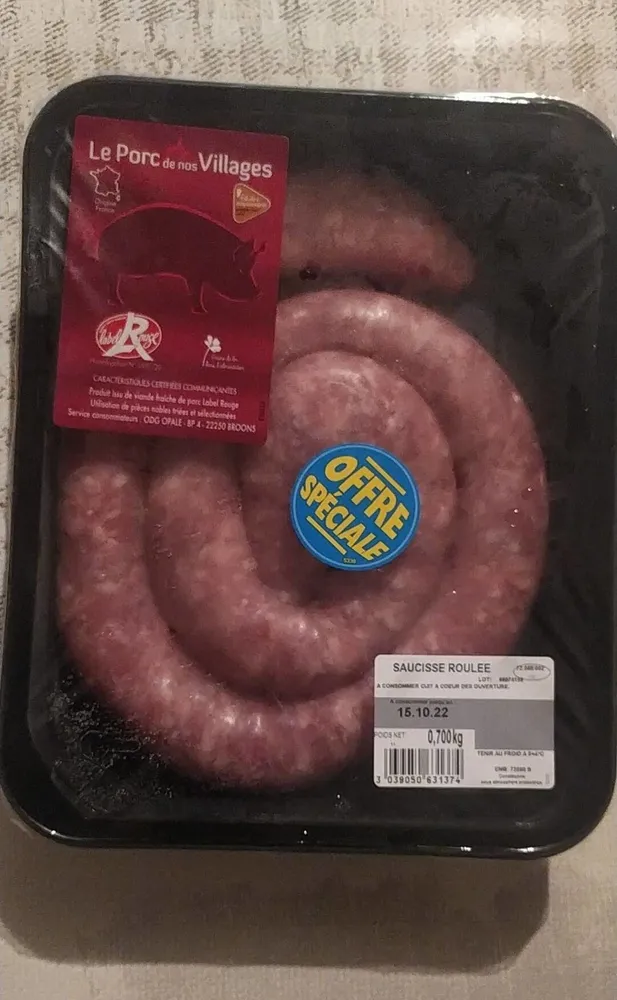 Saucisse roulee