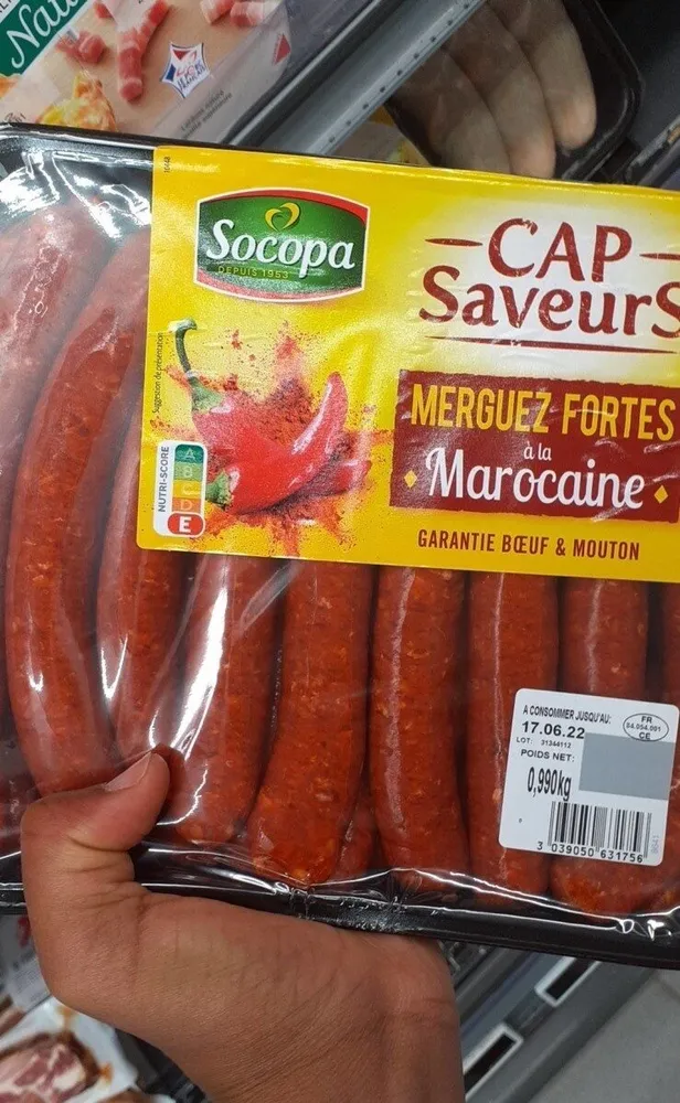 Merguez cap saveur marocaine