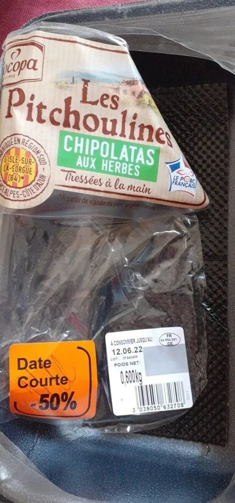 Les pitchoulines chipolatas aux herbes