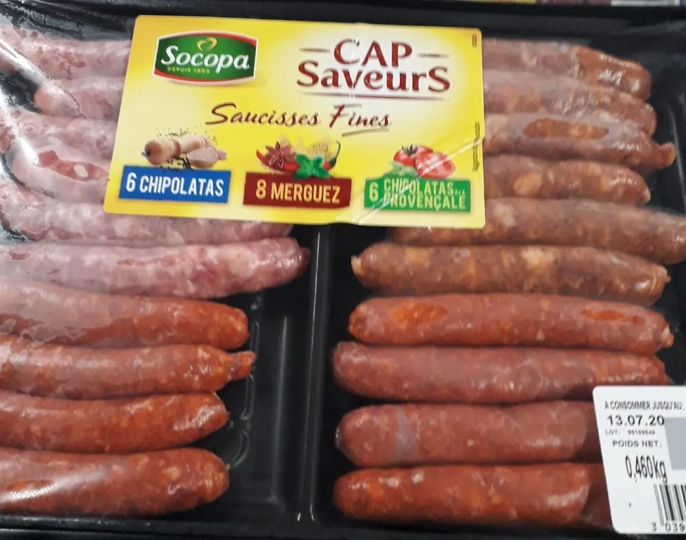 Saucisses fines