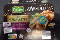 Kit 4 FEUILLETÉS Farce Figues & Sauce Foie gras Figues