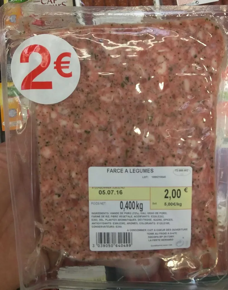 Farce à légumes
