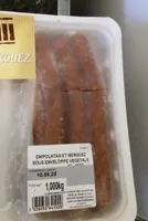 Chipolatas et merguez sous enveloppe végétale