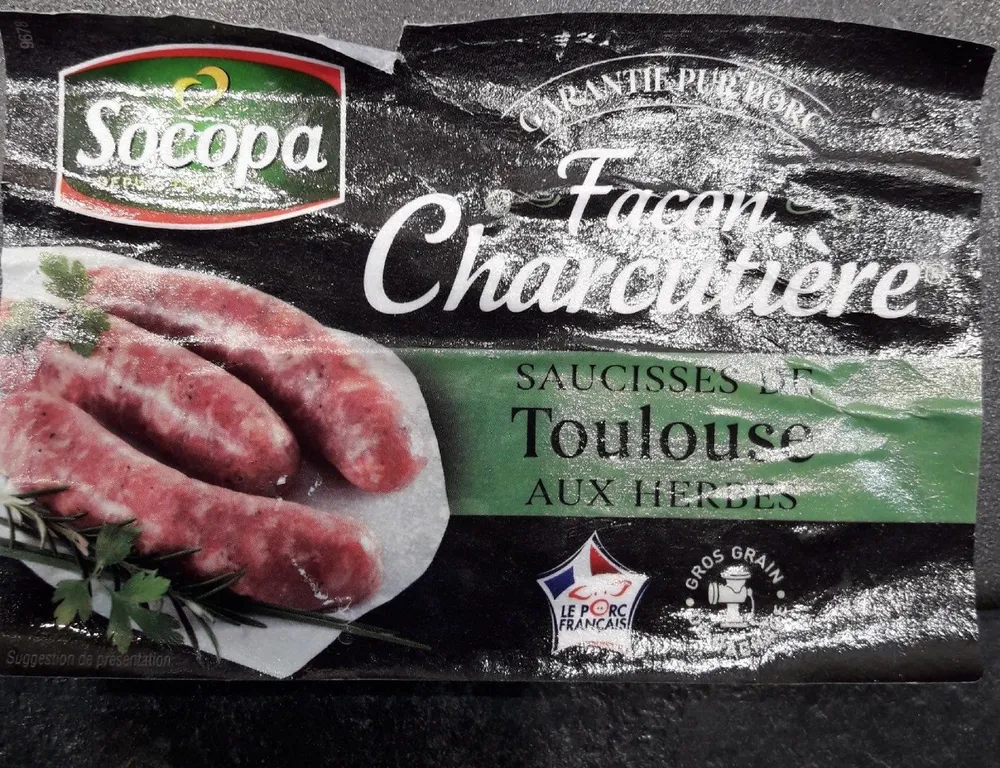 Saucisses de Toulouse aux herbes