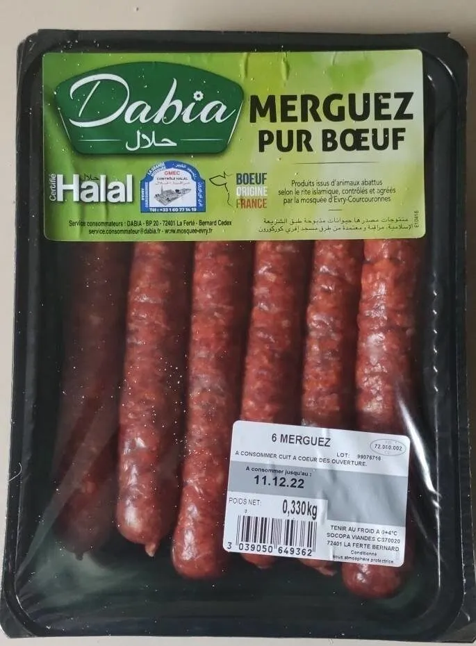 merguez bœuf