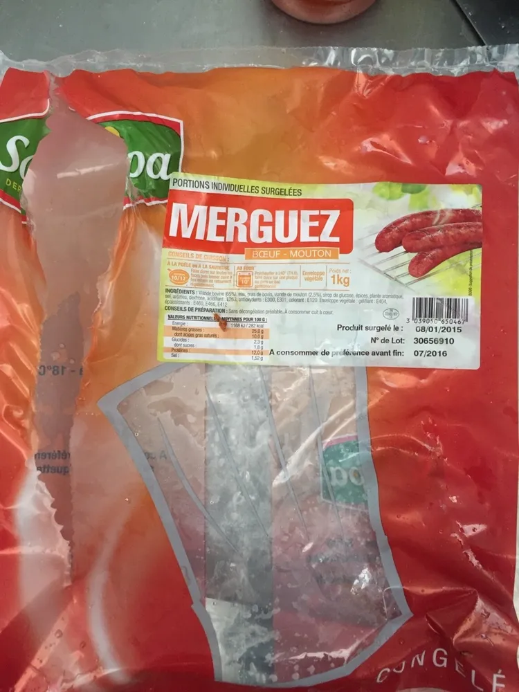 Merguez Boeuf Mouton