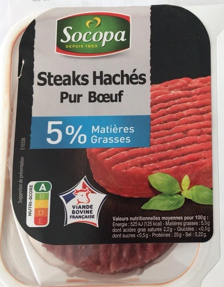 Steaks hachés pur boeuf