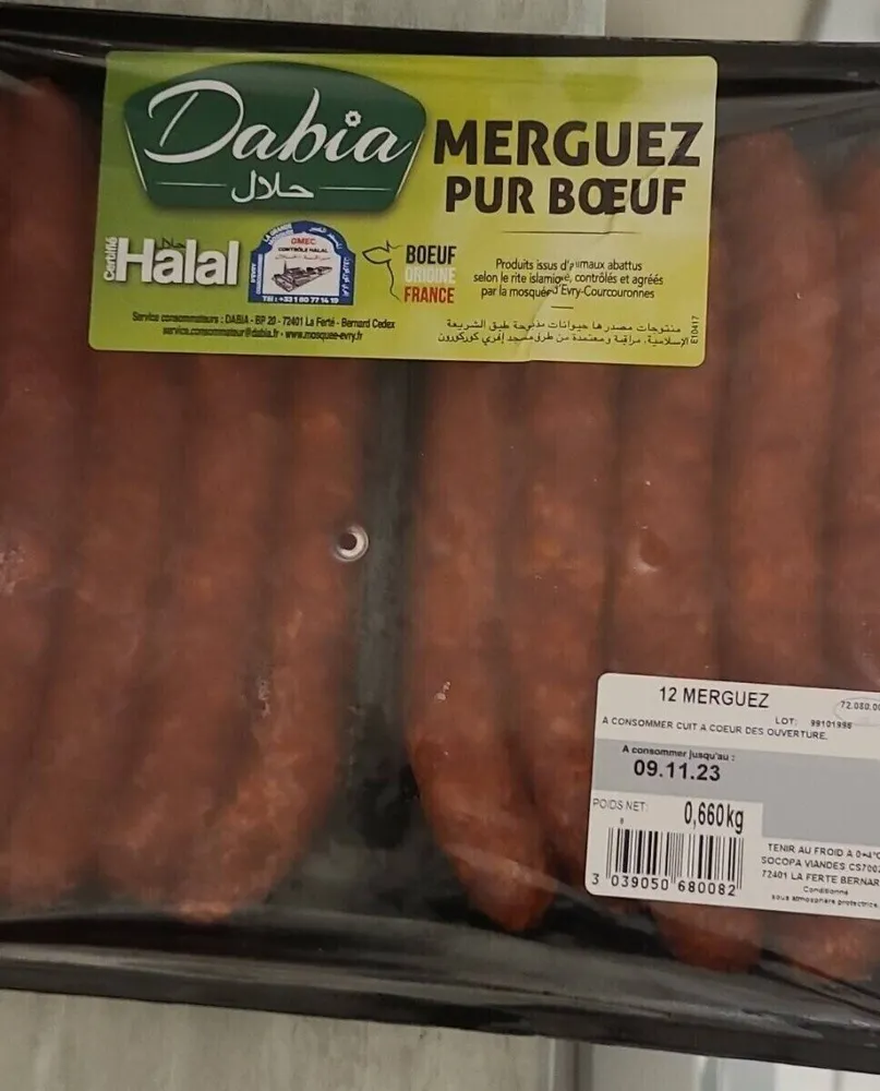 Merguez pour bœuf