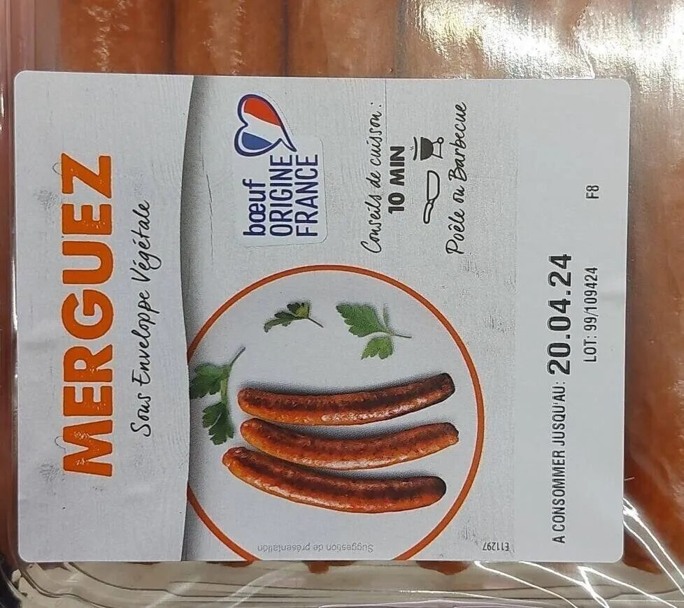 Merguez sous enveloppe végétale
