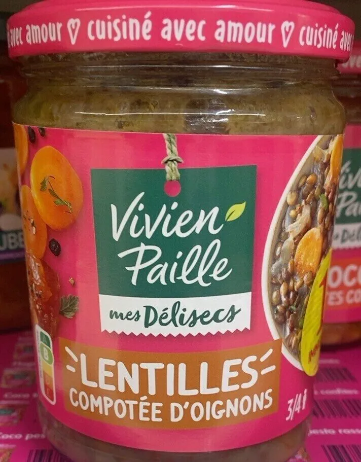 LENTILLES COMPOTÉE D'OIGNONS