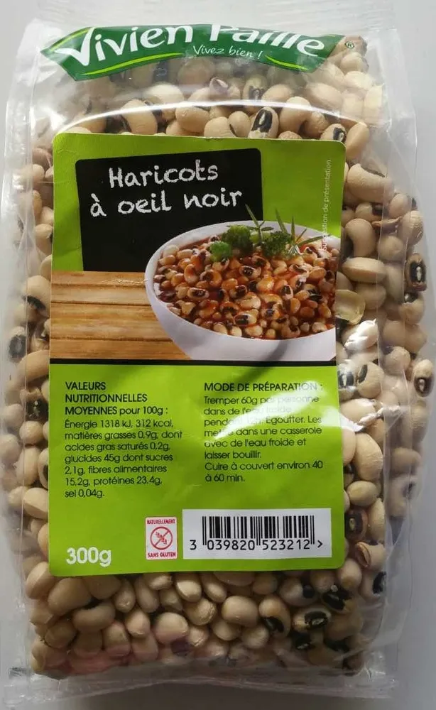 Haricots à oeil noir
