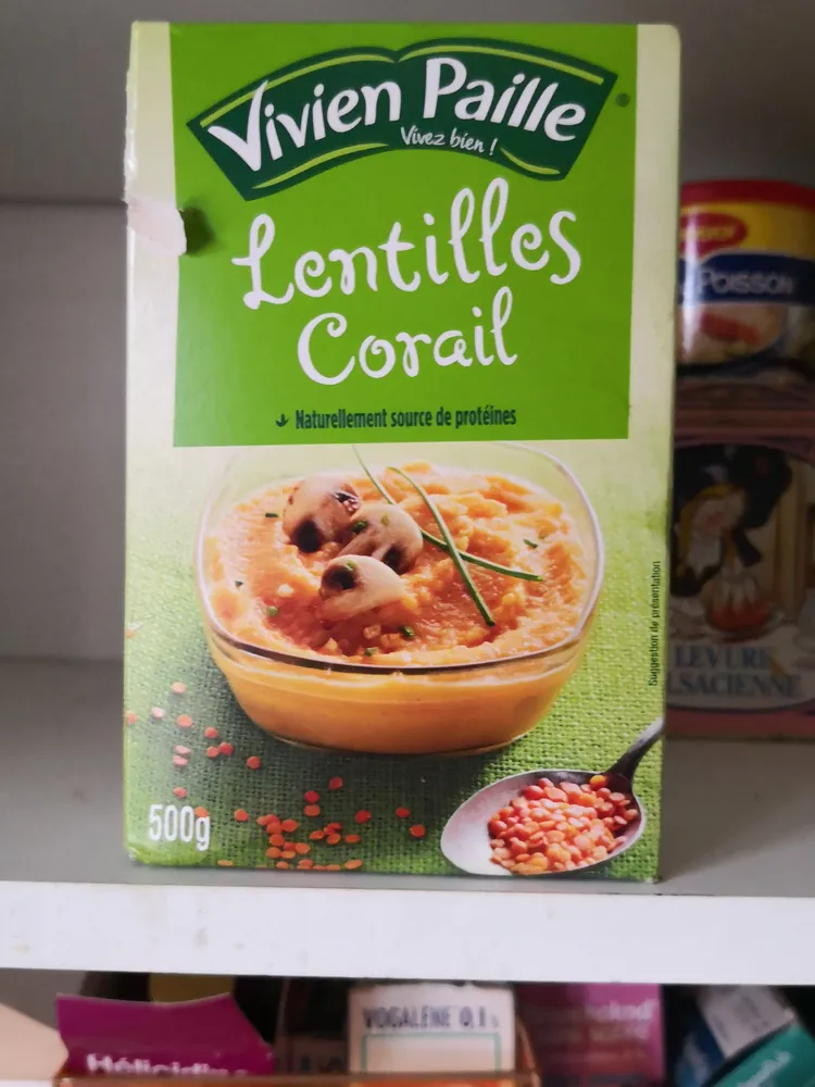 Lentilles Corail 500g