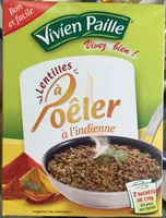 Lentilles à poêler à l'indienne